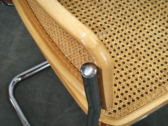 Image 1 of Ein Paar italienische Cesca-Freischwingerstühle nach Marcel Breuer, 1970er Jahre