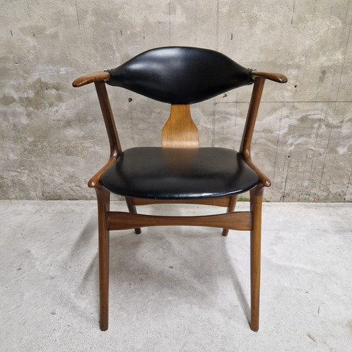 Vintage cowhide chair office chair