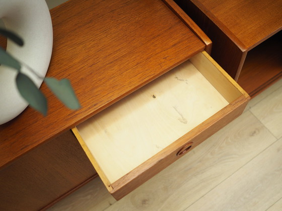 Image 1 of Bibliothèque système en teck, design norvégien, années 1960, production : Blindheim Mobelfabrikk, designer : John Texmon &amp; E