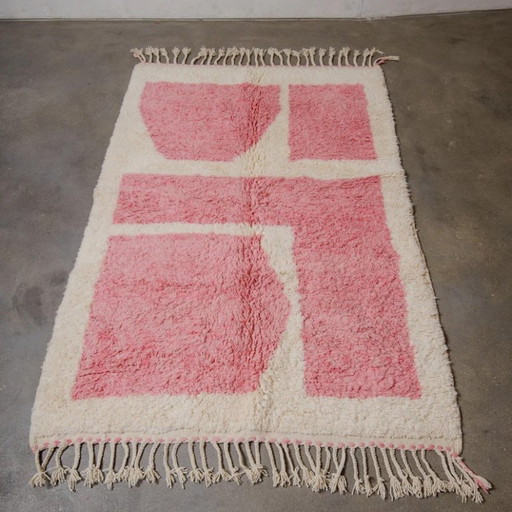 Prachtige Tapis Ambachtelijke Roos En Laine 250cmx150cm – vloerkleden en tapijten, Cotton