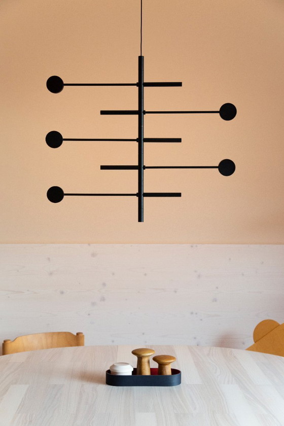 Image 1 of JAPTH KingPin Pendelleuchte mit 5 Armen und schwenkbaren Strahlern in WEISS