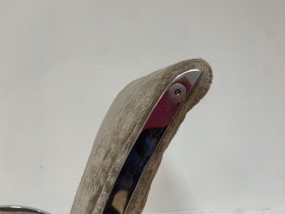 Image 1 of Conjunto de cinco sillas cromadas de Boris Tabacoff para Maison Christophe, circa 1970