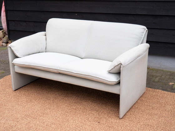 Image 1 of 2x Leolux Bora Bora | Divani di design a 2 posti blu | Zona soggiorno