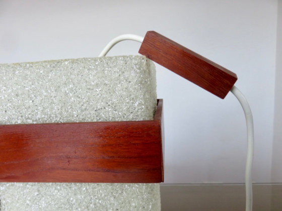 Image 1 of Par de lámparas colgantes escandinavas de plexiglás y teca, 1970