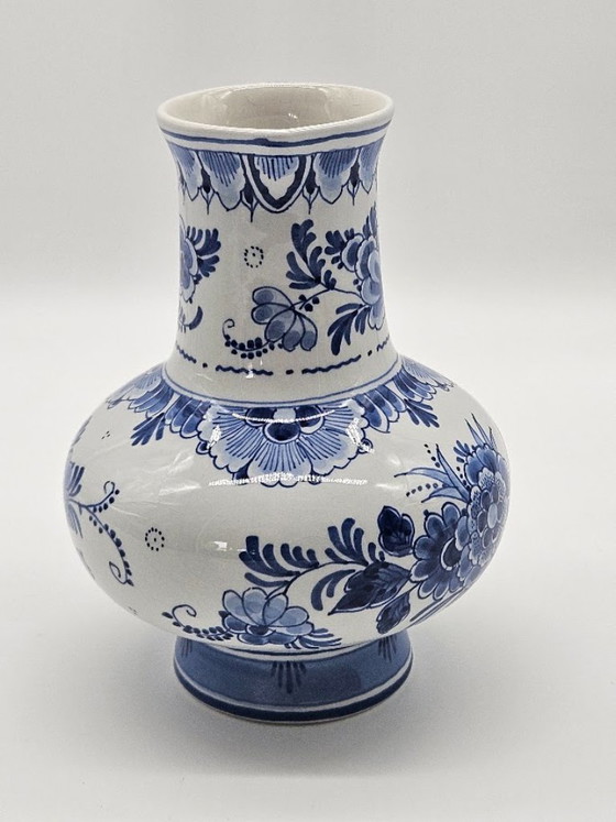 🏺 Original Royal Delft Handbemalter Henkelkrug 1980 – De Porceleyne Fles (Modell 594, Künstlerin DZE) – Vasen (photo 3 of 6)