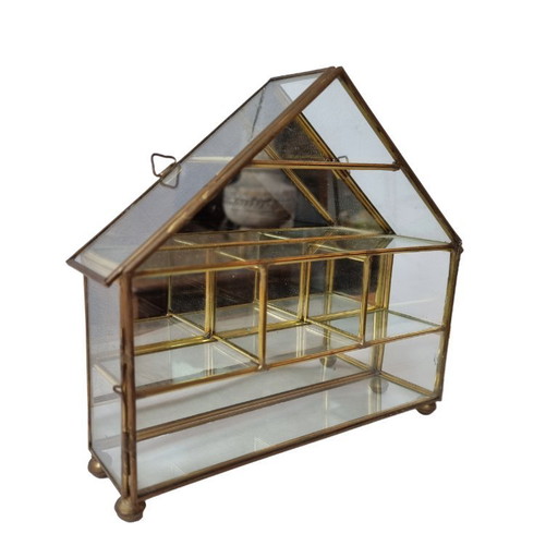 Hollywood regency Vitrine Wandschrank