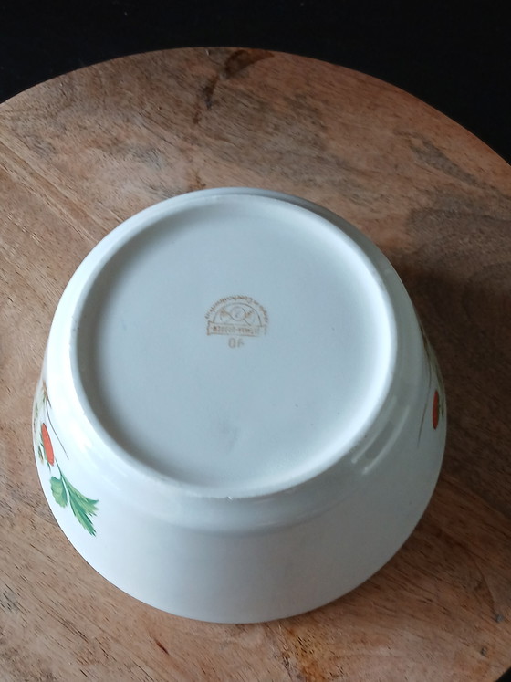 Image 1 of Prachtige Vintage Set Ditmar Urbach Aardbeien kommen (3-delig)