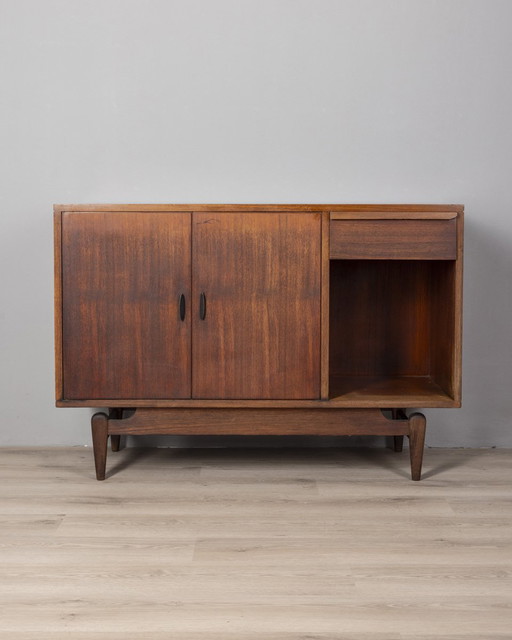 Italian design 1960s vintage wooden sideboard 