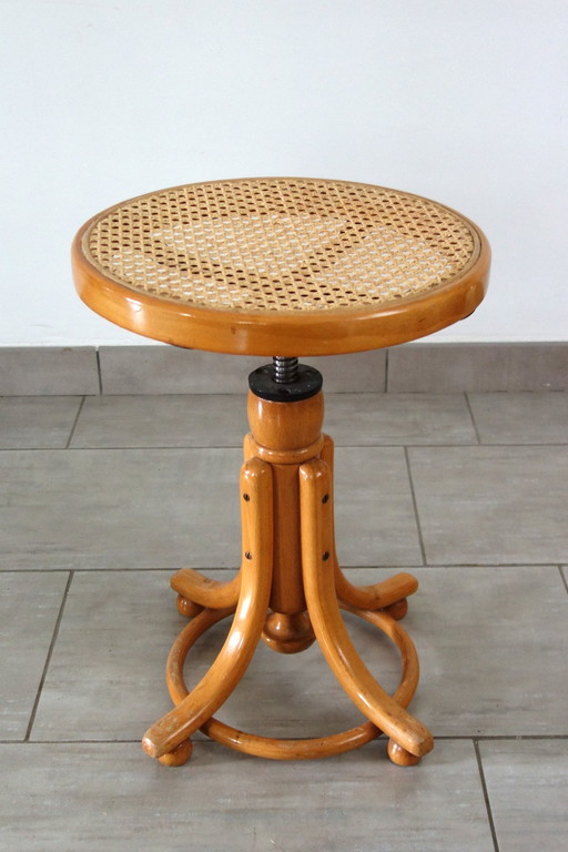 Tabouret de piano, dlg Thonet, années 1920
