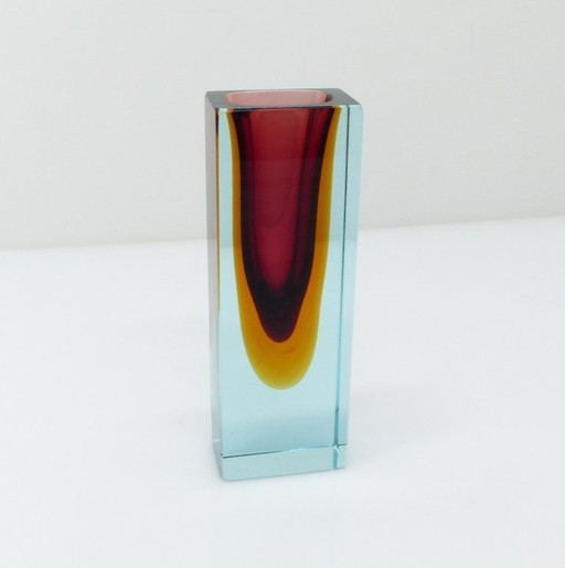 Sommerso Seguso Vetri d'Arte vaas, Murano, circa 1960