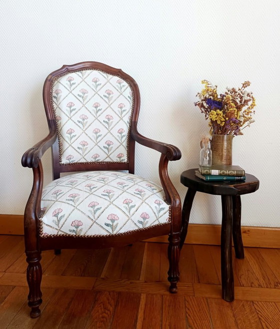 Sillón Voltaire y su otomana – Sillones, Madera (photo 3 of 11)