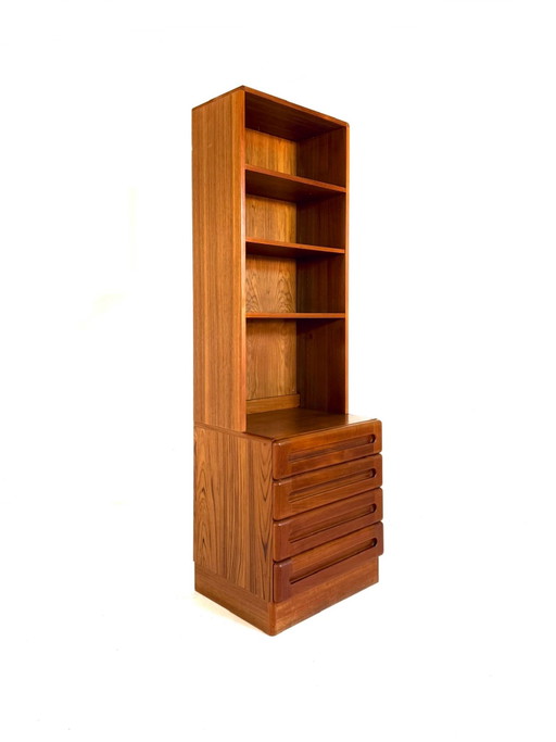 Bibliothèque vintage en teck, Dyrlund ‘80