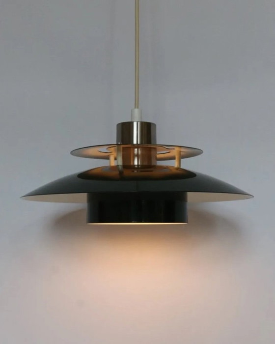 Image 1 of vintage green lamp hanging lamp Danish design retro