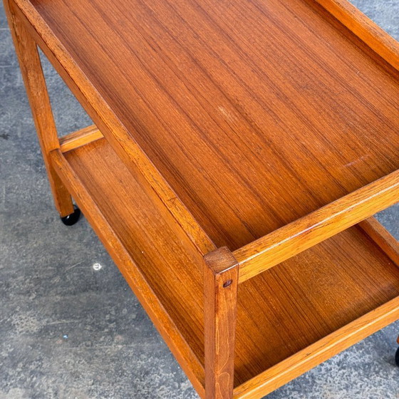Image 1 of Danish Teak Bar Trolley, 1960