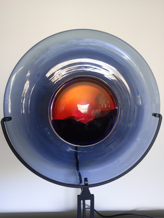 Image 1 of Murano sunset table lamp Elio Raffaelli, Robert Cammozzo