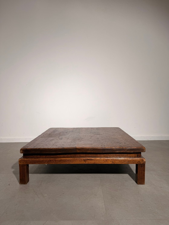 Vintage Minimalist Teak Coffee Table (photo 5 of 6)