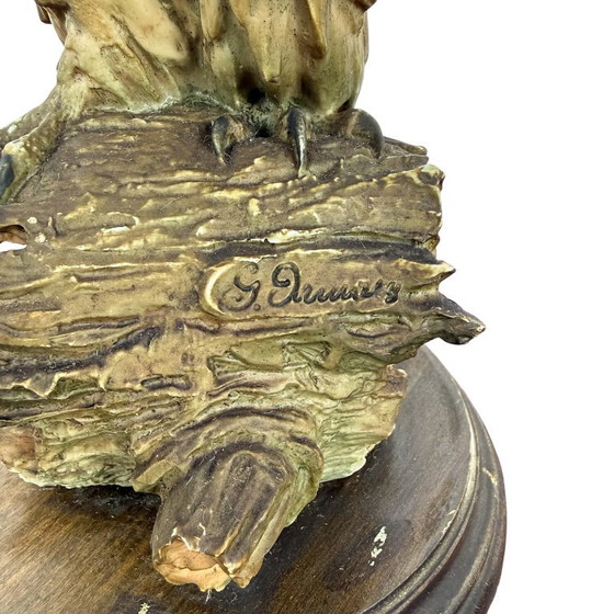 Sculture di gufo vintage di J. Juarez, Legno, Altro, Marrone (foto 6 di 6)