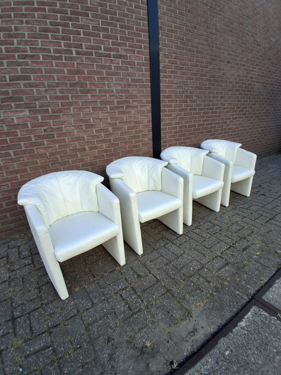 Poltrone da sala da pranzo Rolf Benz, 4 pezzi – Sedie da pranzo, Leather, Modern (photo 8 of 10)