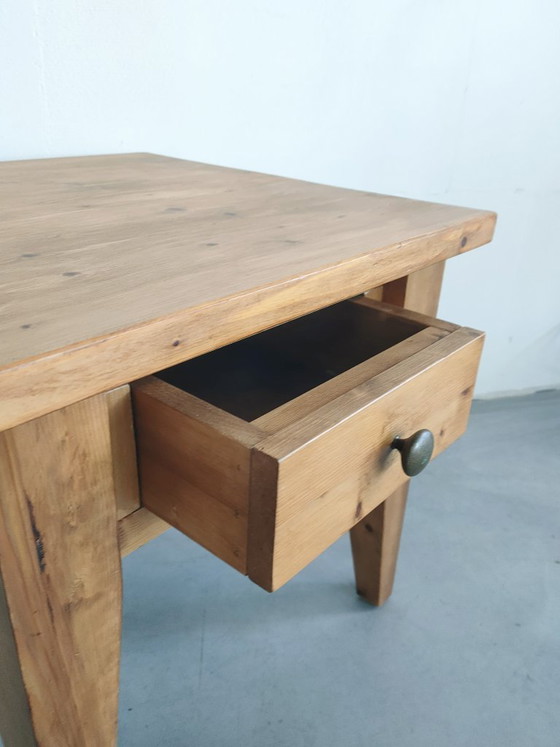 Vintage set robuust grenen houten lampentafels bijzettafels koffietafels (evt Nachtkastjes) – Wood (photo 5 of 15)