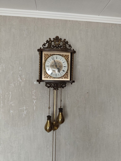 Vintage Zaanse Wanduhr