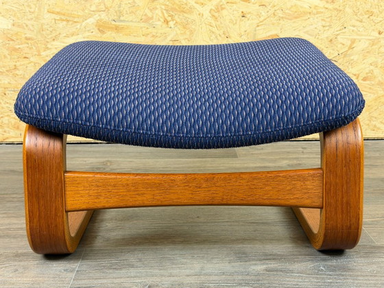 1960s/70s teak stool/ottoman by Svend Skippers Furniture Denmark – Footstools & poufs, Textile (photo 5 of 13)