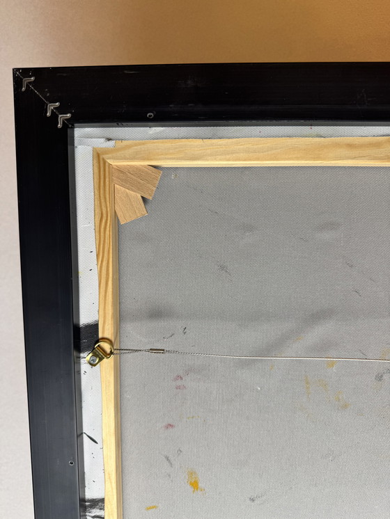 Image 1 of Ronald Chapeau - "Il più grande 1" - Muhammad Ali - Tecnica mista su tela incorniciata