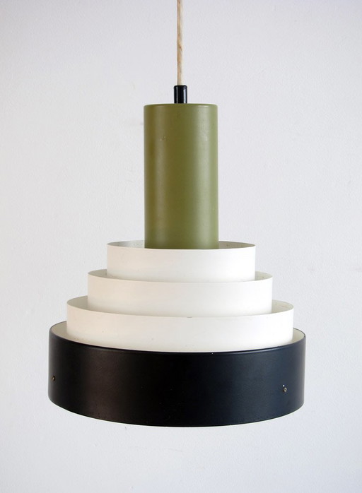 Fog and Morup sixties metal vintage hanging lamp