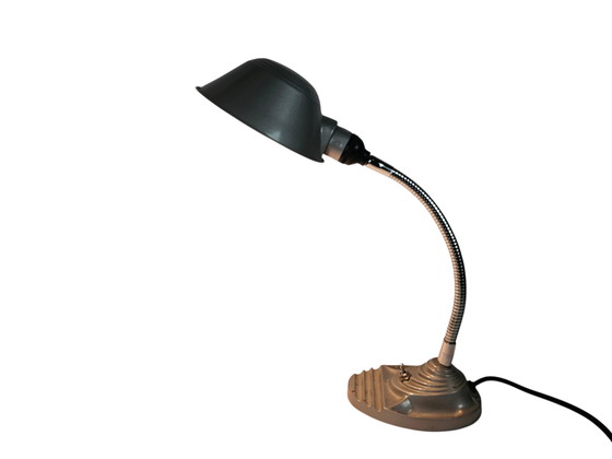Image 1 of Erpe - Etablissements Ritzen & Penners - lampada da tavolo - collo flessibile - metallo - Belgio - anni '30