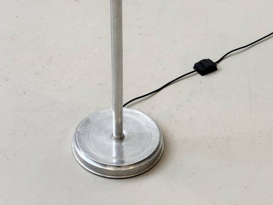 Image 1 of Lámpara de pie Art Déco, metal cromado, década de 1930.