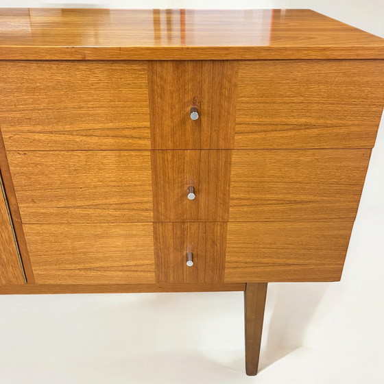 Image 1 of Mid - Century walnut sideboard - mid 60's Scandinavian design made in Germany.