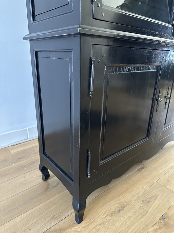 Image 1 of Vintage black sideboard