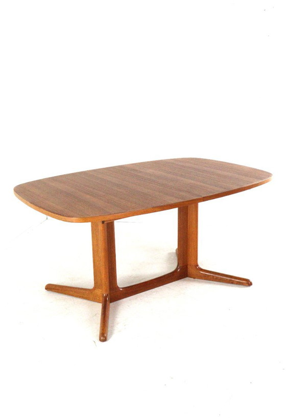 Grande tavolo da pranzo ovale allungabile 2x Gudme, design danese vintage – Tavoli da pranzo, Wood (photo 3 of 19)