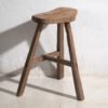 Antique oriental primitive style stool (c.1920) #2 (photo 9 of 40)