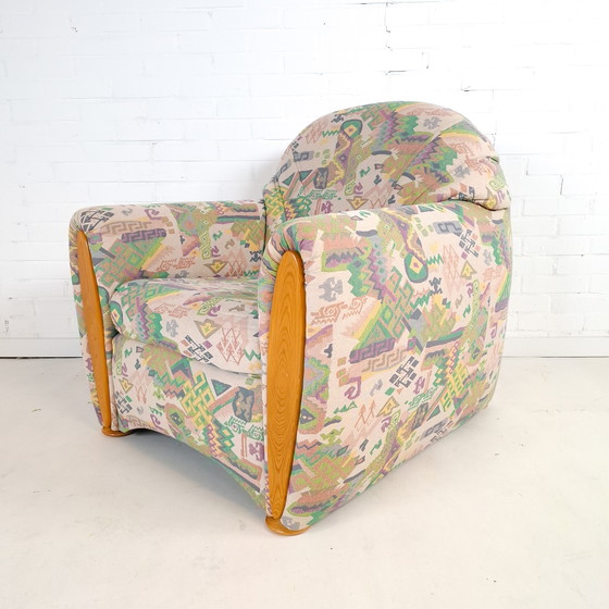 Image 1 of 2x vintage fauteuil Memphis Milano stijl jaren 80