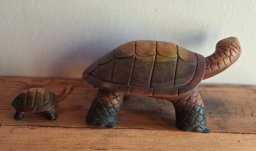 Tortues sculptées