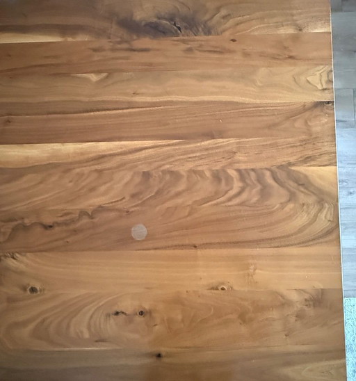 Solid American walnut dining table