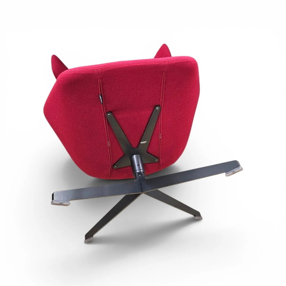 ALFREDO HÄBERLI / Sessel “Take a line for a walk” / Moroso / Italien / Design 2003 / rote Wolle – Wool (photo 13 of 13)
