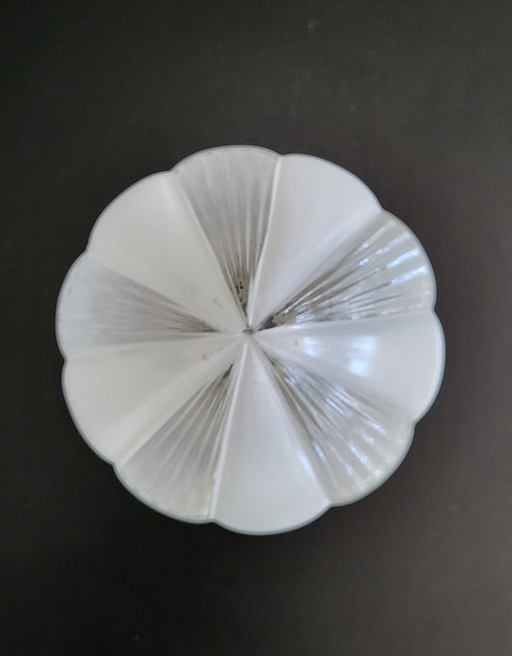 Opaline glass Thabur ceiling light, 1960s.