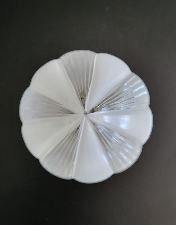 Image 1 of Opaline glass Thabur ceiling light, 1960s.