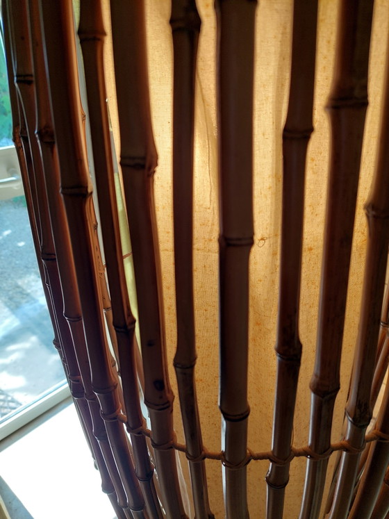 Image 1 of Franco Albini  Bamboo Floor Lamp 1960's 