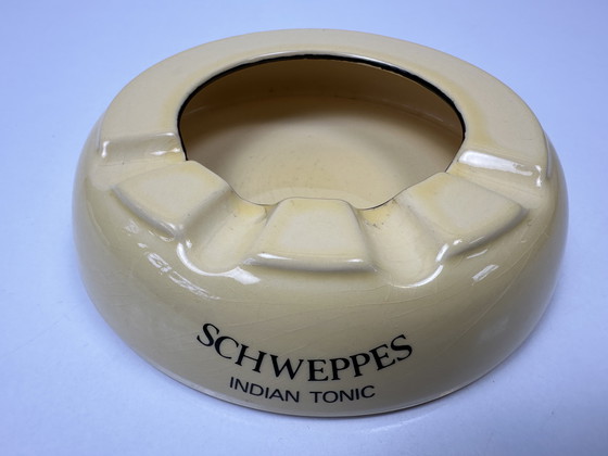 Image 1 of Vintage asbak - SCHWEPPES - keramiek