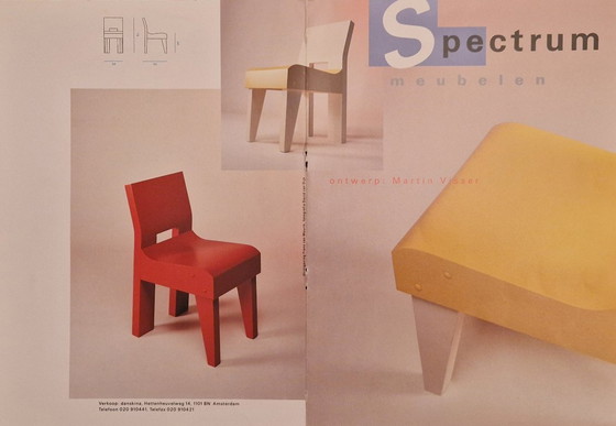 Stoel SE20 Martin Visser / ‘t Spectrum – Eetkamerstoelen, Wood (photo 14 of 14)