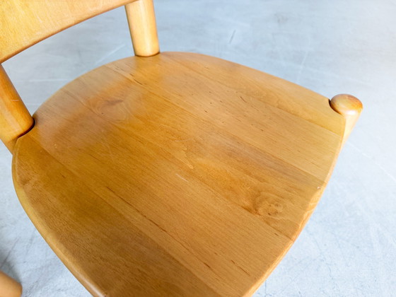 Image 1 of Set of 4 Rainer Daumiller chairs Midcentury chair beech vintage