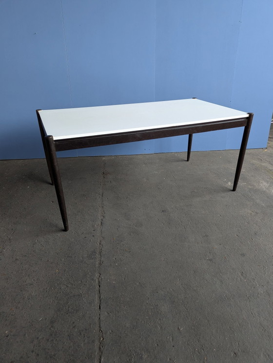 Vintage witte formica / wenge eettafel Pastoe – Hout (photo 13 of 15)