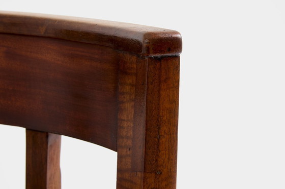 Image 1 of Coppia di sedie laterali Paul T. Frankl in mohair e noce riccio, velluto, 1933