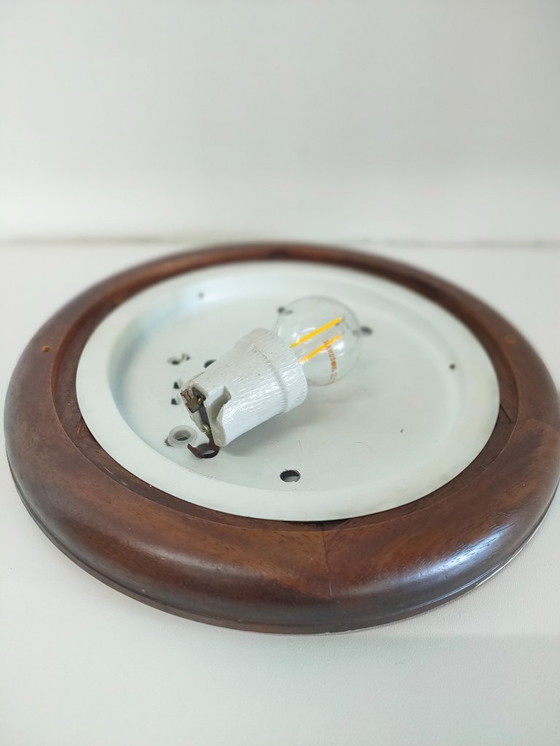 Image 1 of Lampade da parete a fienile vintage anni '70 (vetro diffuso)