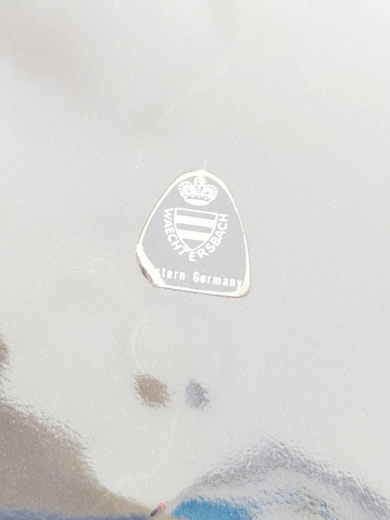 Image 1 of Waechtersbach kerstbord jaren 80 | Stervormig kobaltblauw porselein | West-Duitsland