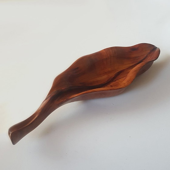 Blattschale aus Olivenholz von Atelier Falfer, 1950er Jahre – Schalen, Wood (photo 4 of 10)