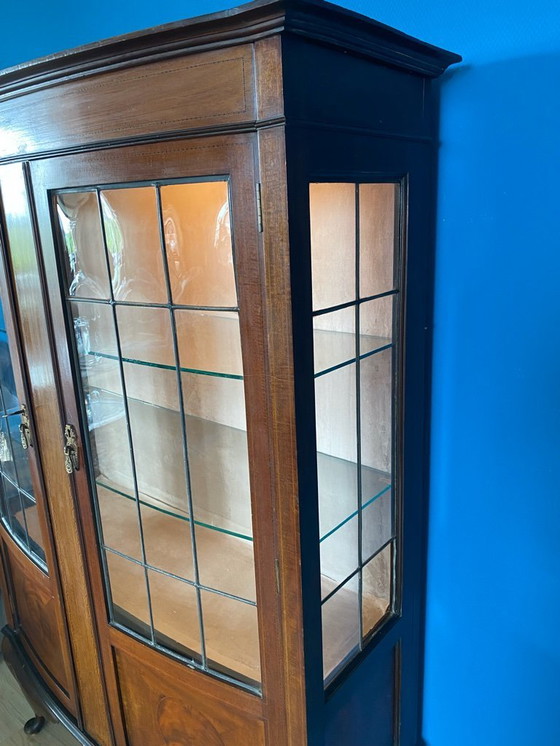 Image 1 of Vetrina / armadio d'argento inglese d'epoca