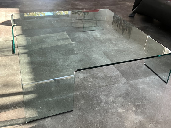 Image 1 of Fiam glazen salontafel "Neutra"
